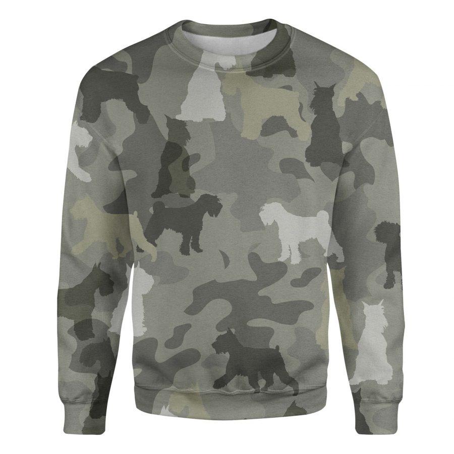 Schnauzer - Camo - Premium Sweatshirt