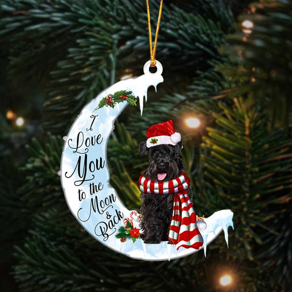 Schnauzer-I Love You-Two Sided Ornament