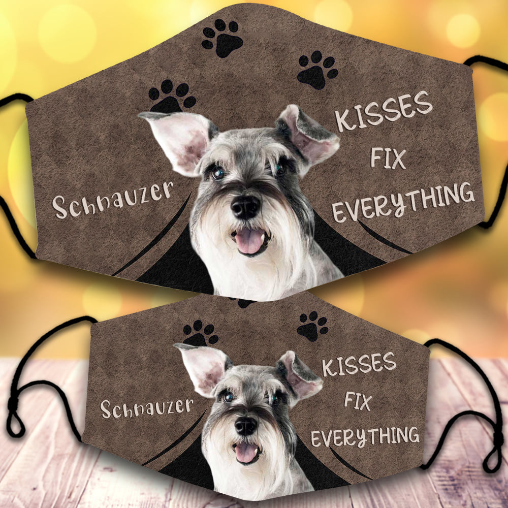 Schnauzer 2-Kisses Fix Everything-Veil