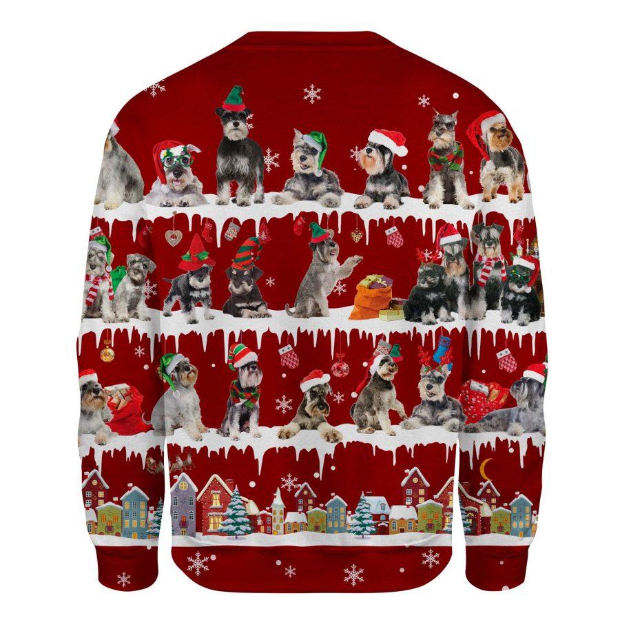 Schnauzer - Snow Christmas - Premium Sweatshirt