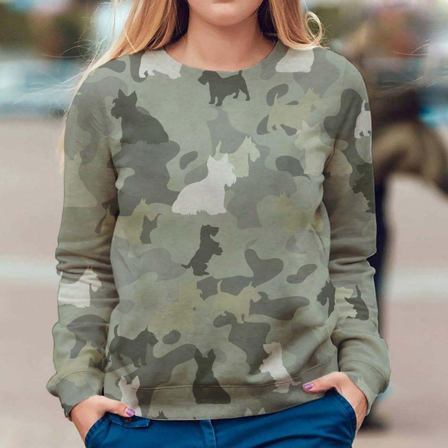 Scottish Terrier - Camo - Premium Sweatshirt