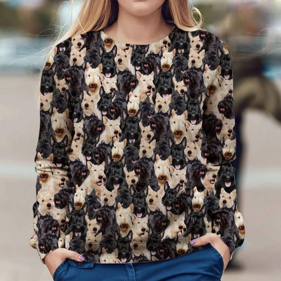 Scottish Terrier - Full Face - Premium Sweatshirt