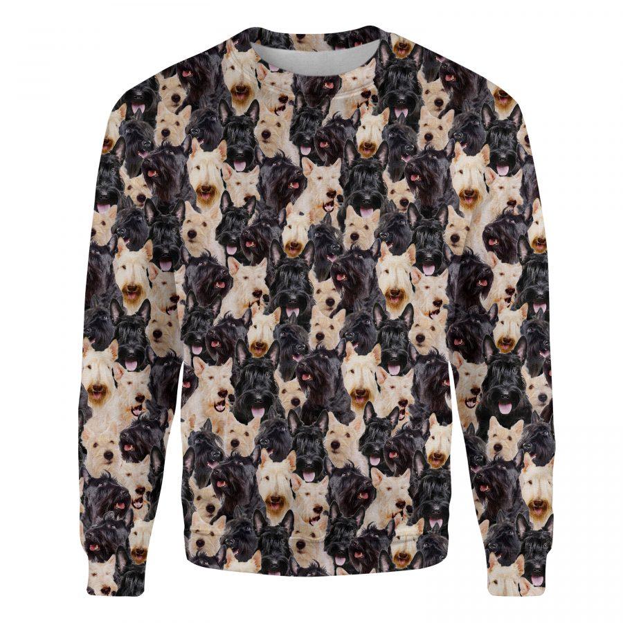 Scottish Terrier - Full Face - Premium Sweatshirt