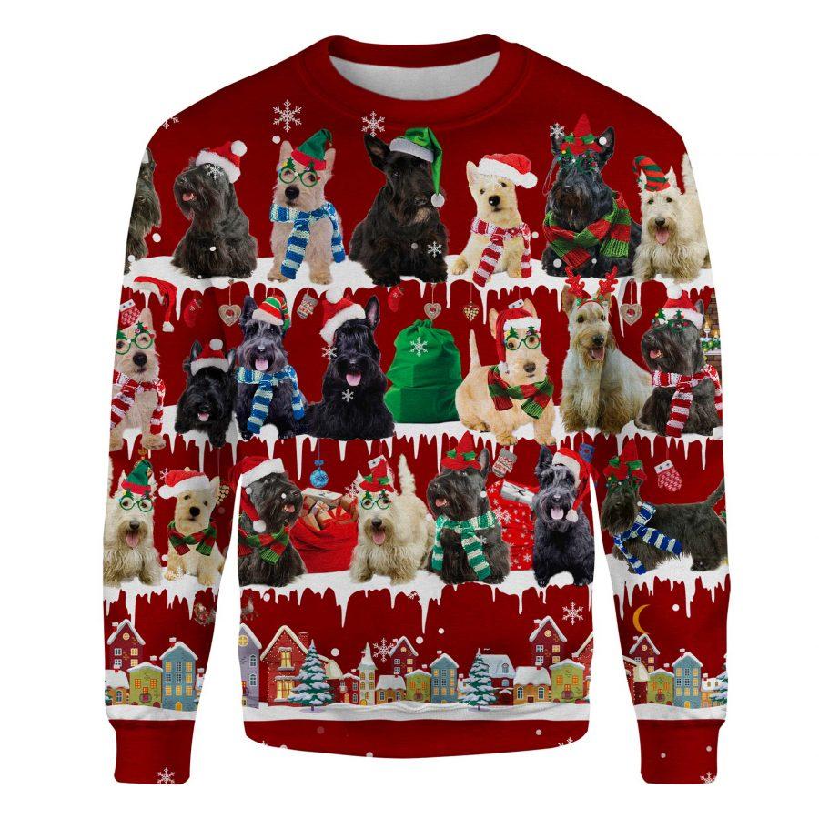 Scottish Terrier - Snow Christmas - Premium Sweatshirt