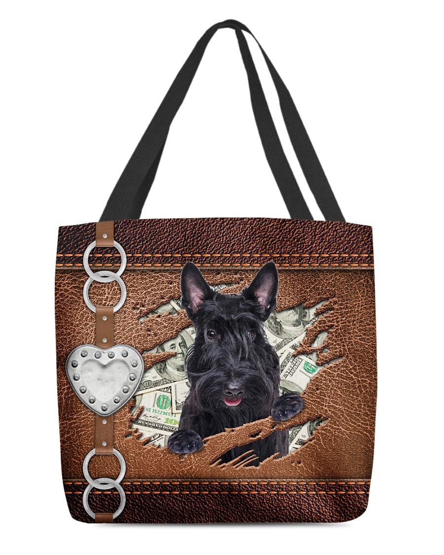 Scottish Terrier-Let Me Go Out -Cloth Tote Bag