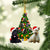 Scottish Terrier-Xmas Tree&Dog-Two Sided Ornament