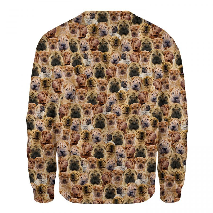 Shar Pei - Full Face - Premium Sweatshirt