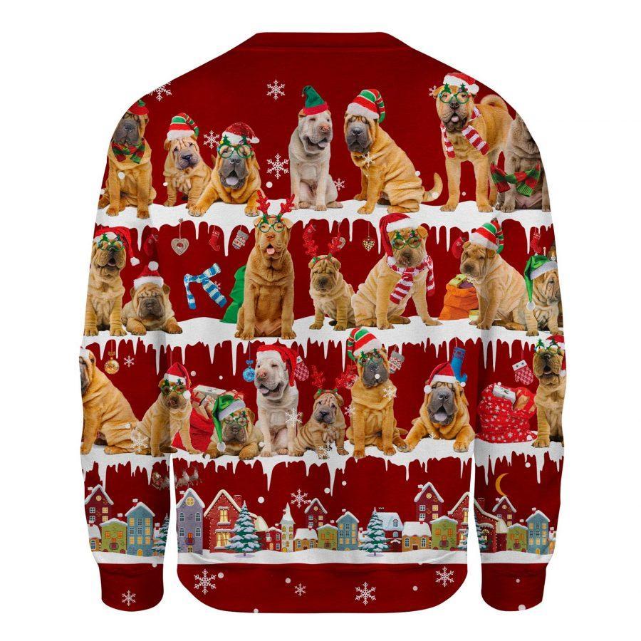 Shar Pei - Snow Christmas - Premium Sweatshirt