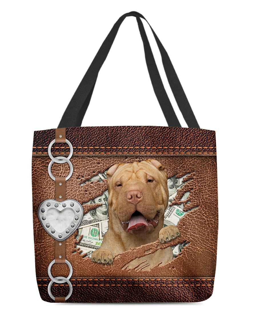 Shar Pei-Let Me Go Out -Cloth Tote Bag