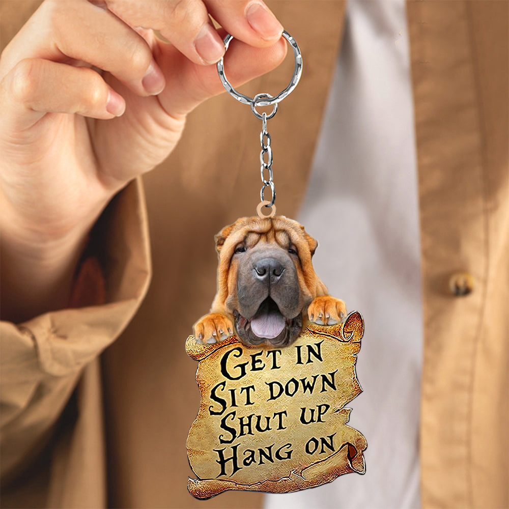 Shar Pei get in Keychain