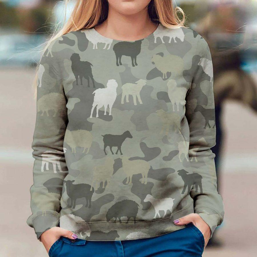 Sheep - Camo - Premium Sweatshirt