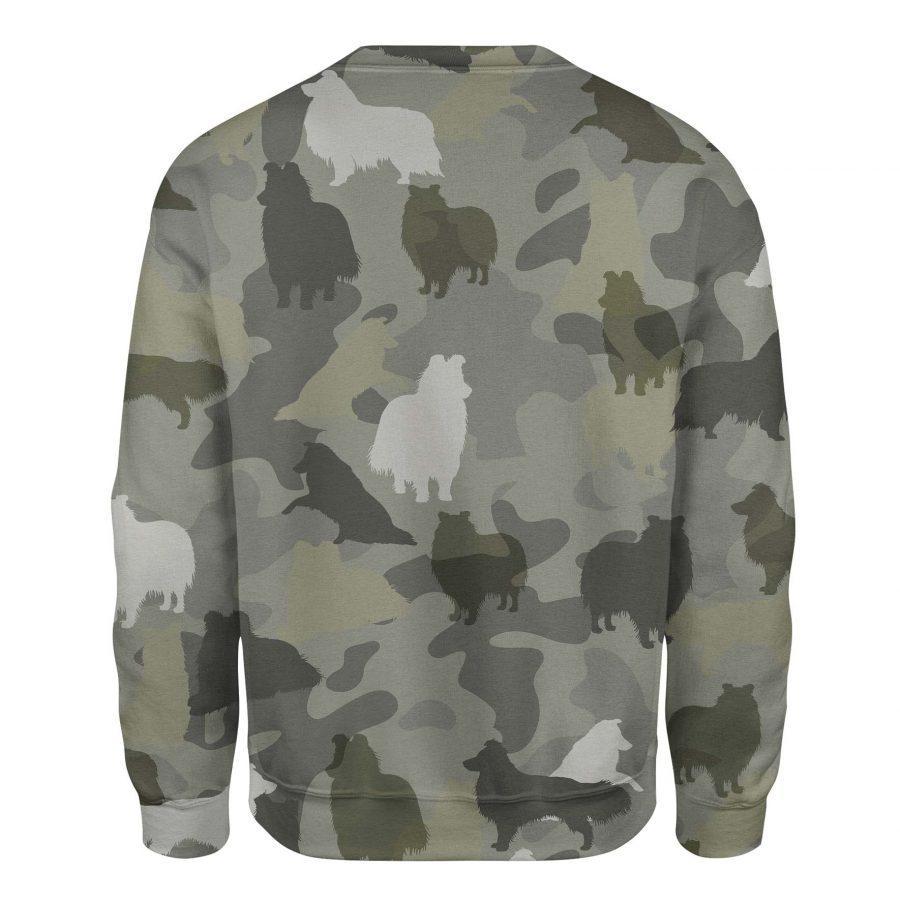 Shetland Sheepdog - Camo - Premium Sweatshirt