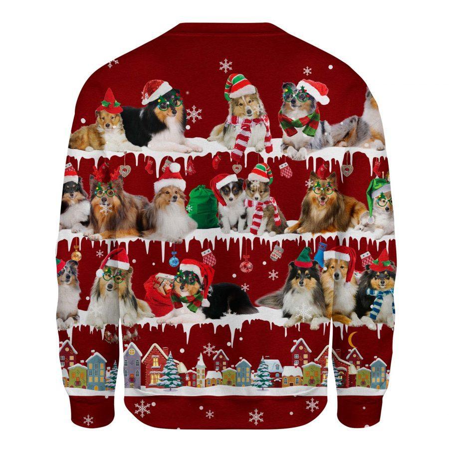 Shetland Sheepdog - Snow Christmas - Premium Sweatshirt