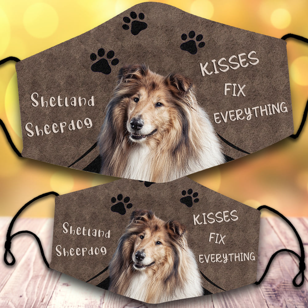 Shetland Sheepdog-Kisses Fix Everything-Veil