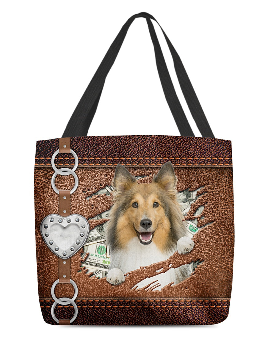 Shetland Sheepdog-Let Me Go Out -Cloth Tote Bag