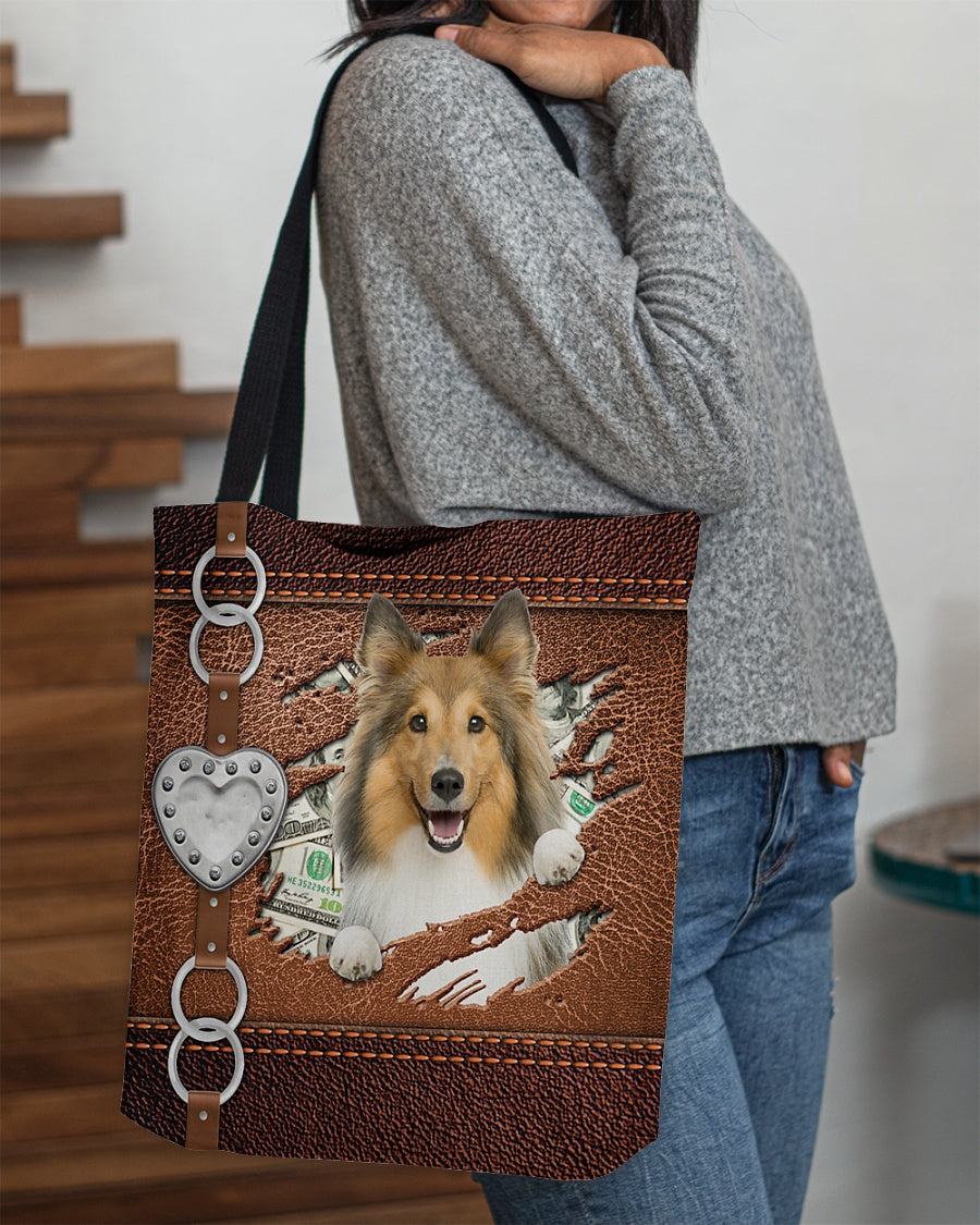 Shetland Sheepdog-Let Me Go Out -Cloth Tote Bag