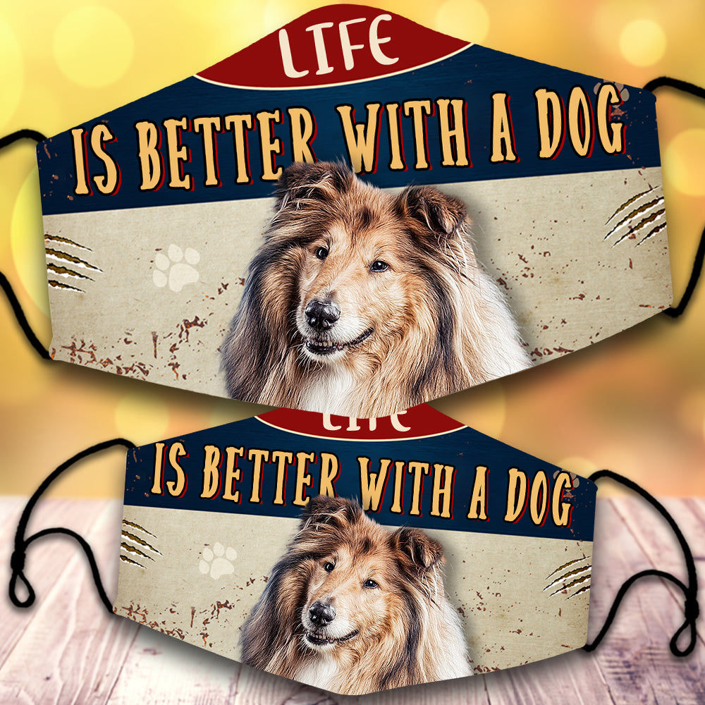 Shetland Sheepdog-Life Is Better With A Dog-Veil