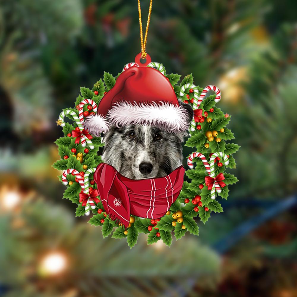 Shetland Sheepdog 1-Xmas Bandana Hanging Ornament