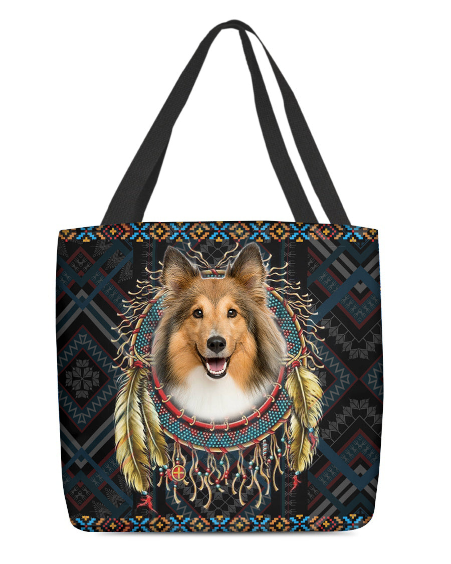 Shetland Sheepdog  In Dreamcatcher Cloth Tote Bag
