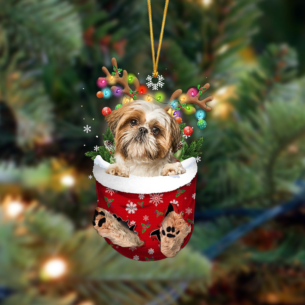 Shi Tzu-In Christmas Pocket Two Sides Ornament