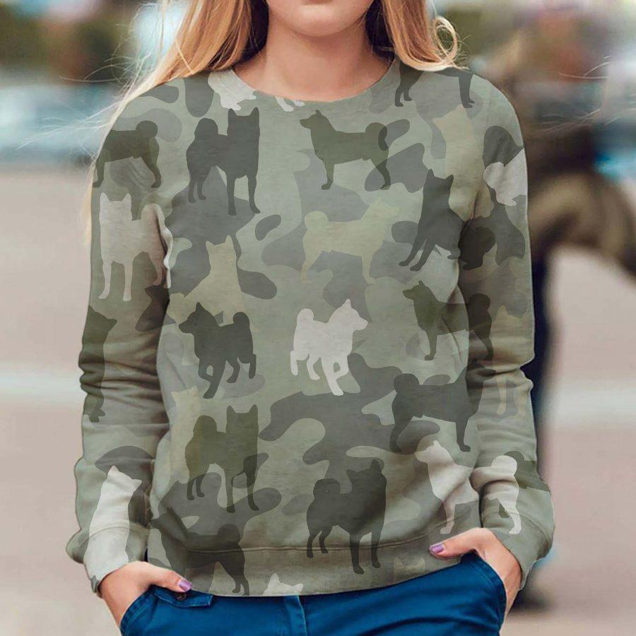 Shiba Inu - Camo - Premium Sweatshirt