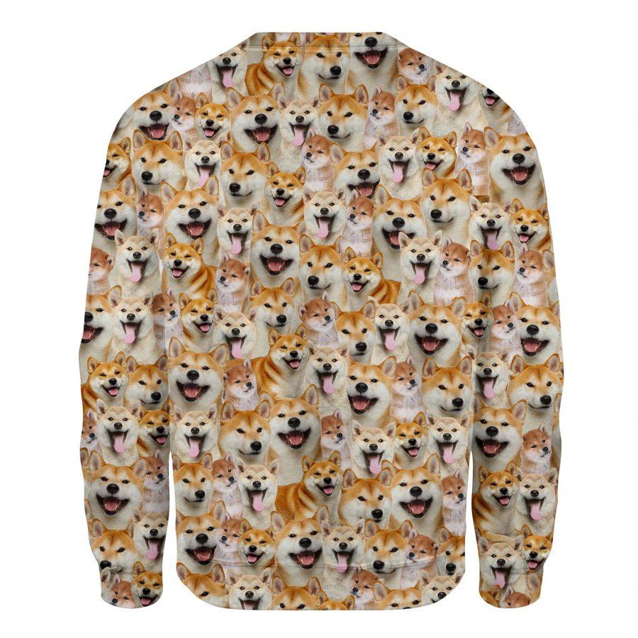 Shiba Inu - Full Face - Premium Sweatshirt
