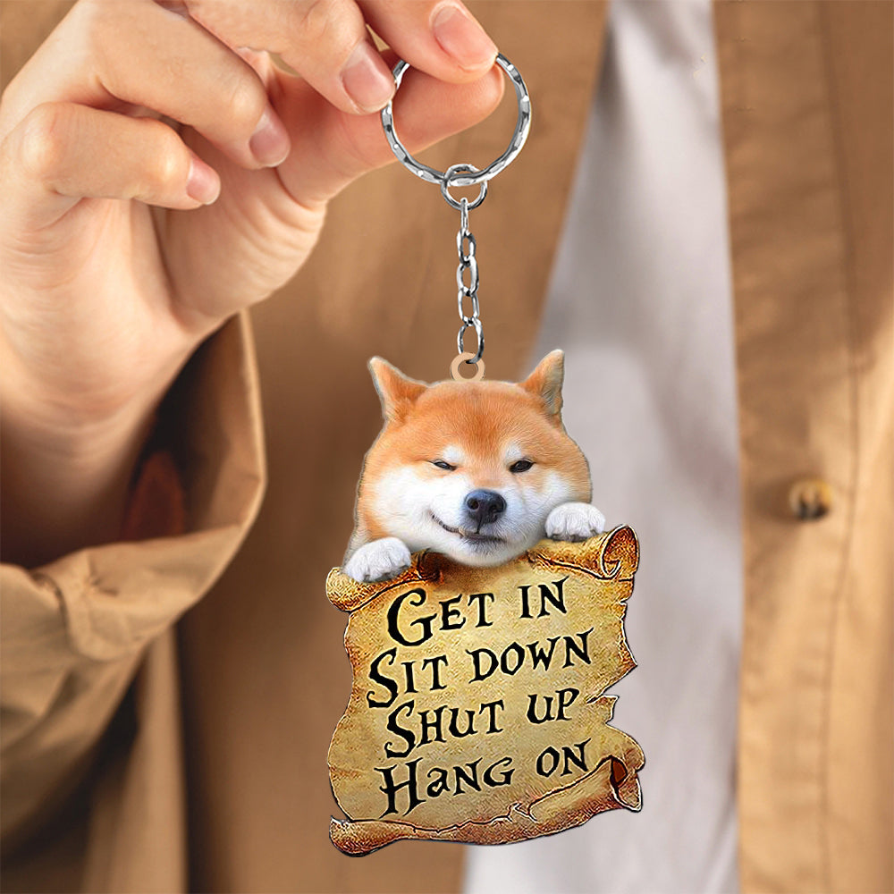 Shiba Inu get in Keychain