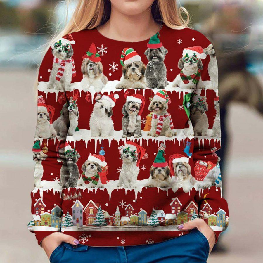 Shih Tzu - Snow Christmas - Premium Sweatshirt