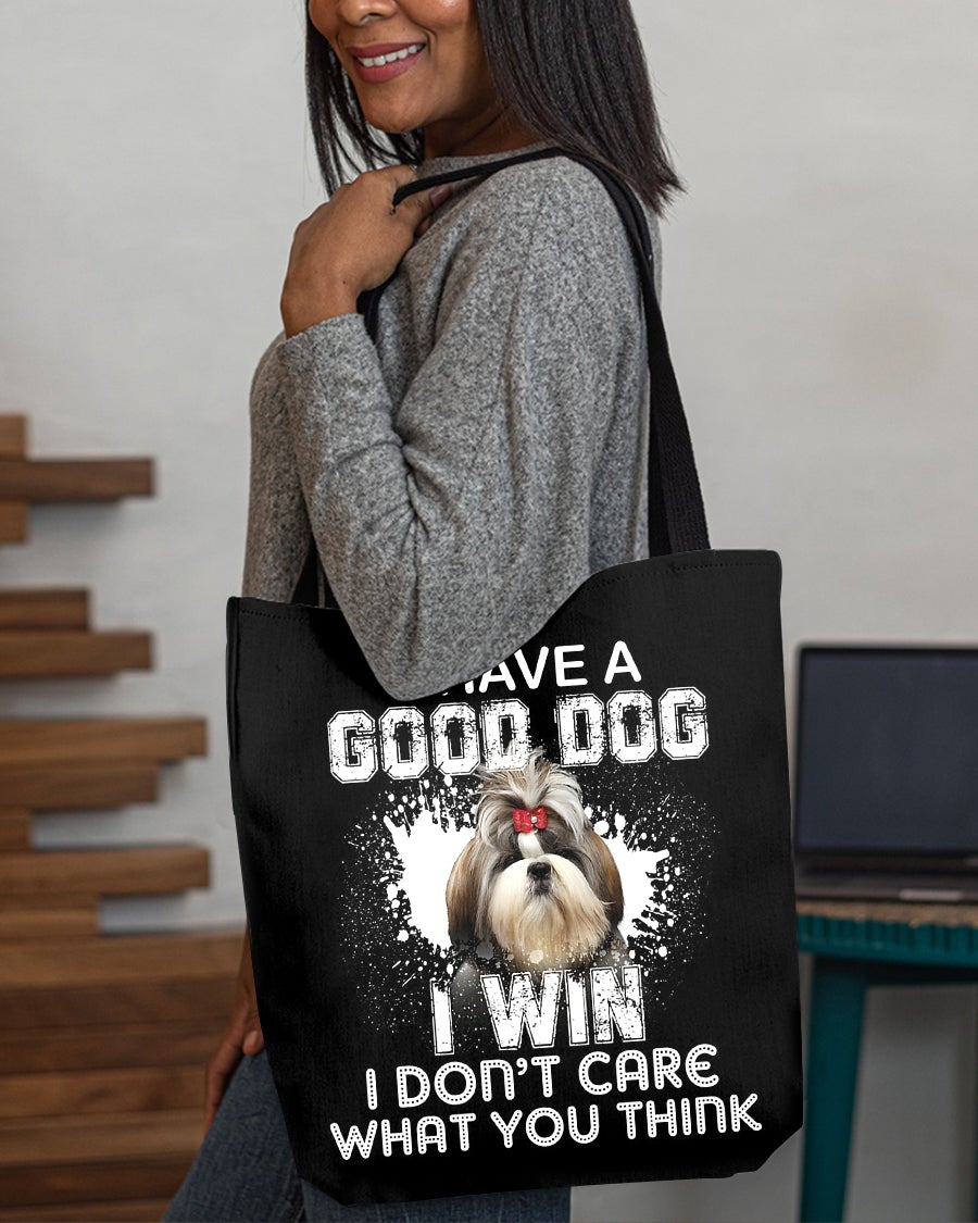 Shih Tzu-I Win Cloth Tote Bag