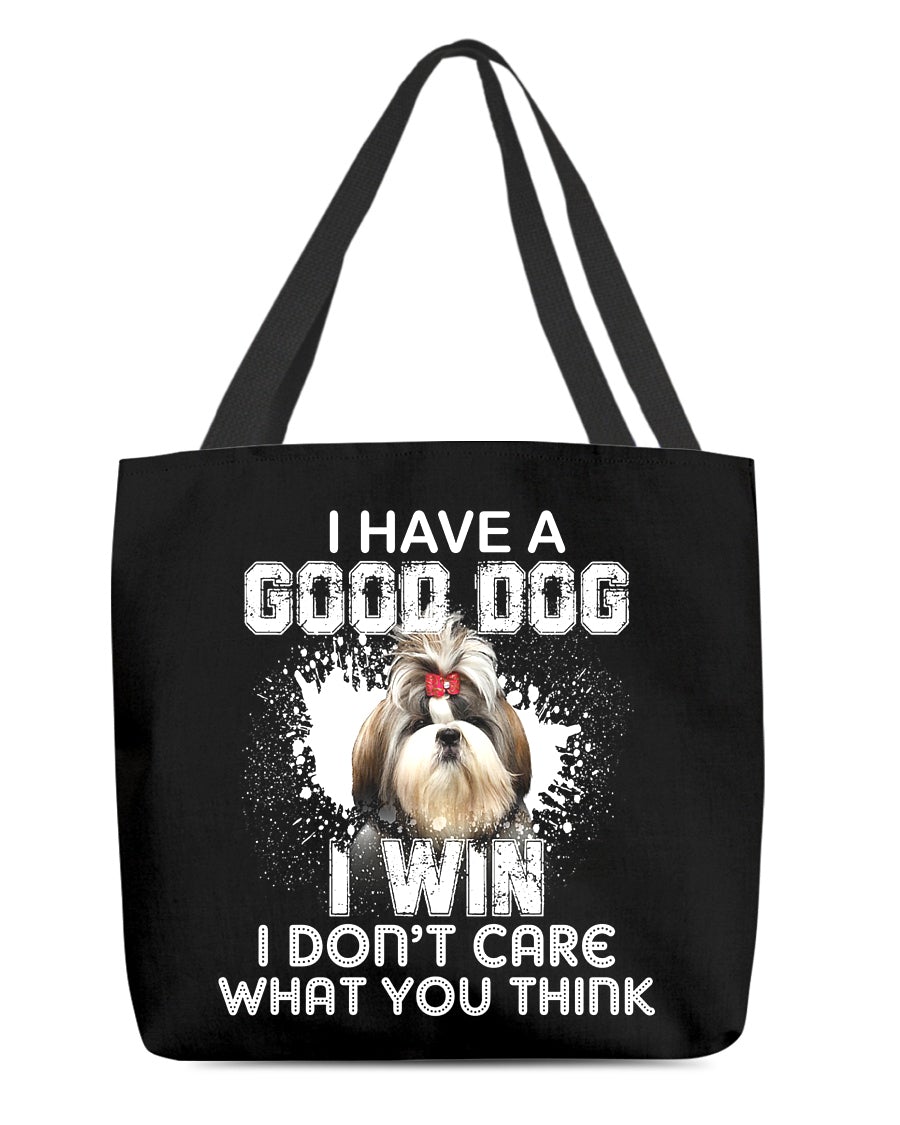 Shih Tzu-I Win Cloth Tote Bag