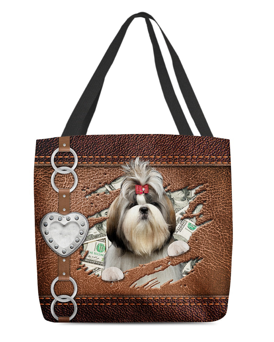Shih Tzu-Let Me Go Out -Cloth Tote Bag