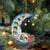 Shih Tzu-Sleep On The Moon Christmas Two Sided Ornament