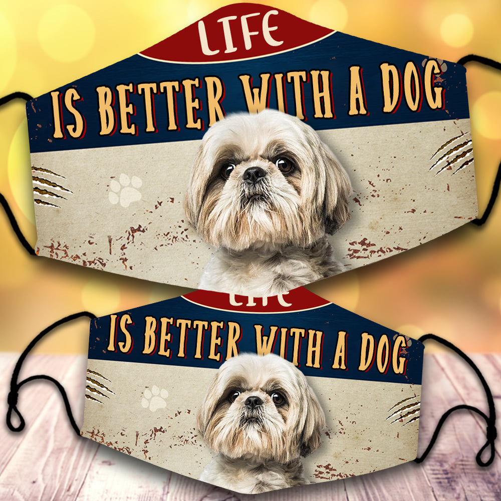 Shih Tzu2-Life Is Better With A Dog-Veil