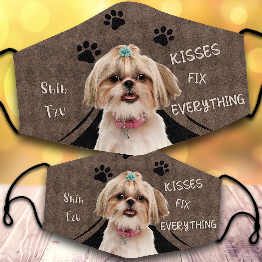 Shih Tzu 3-Kisses Fix Everything-Veil