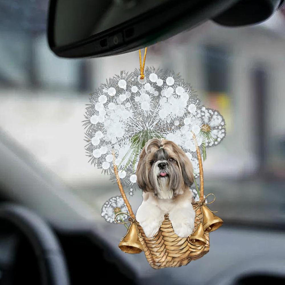 Shih Tzu-Dandelion-Two Sided Ornament