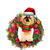 Shih Tzu Christmas Ornament