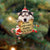 Siberian Husky-Christams & New Year Two Sided Ornament