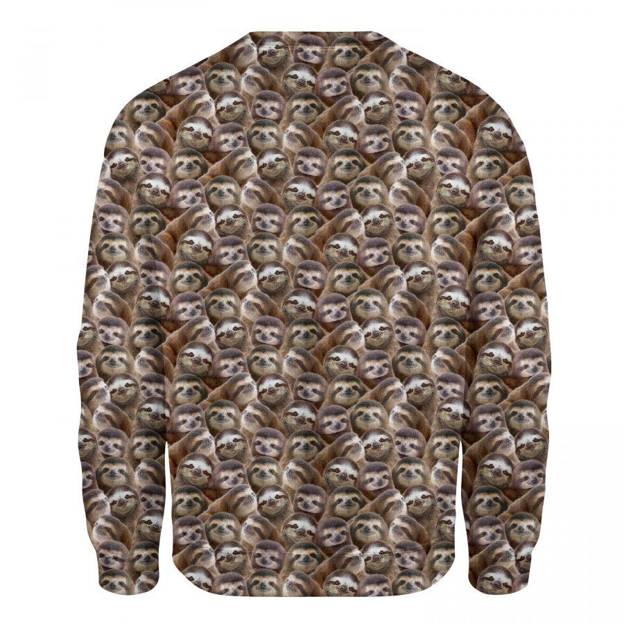 Sloth - Full Face - Premium Sweatshirt