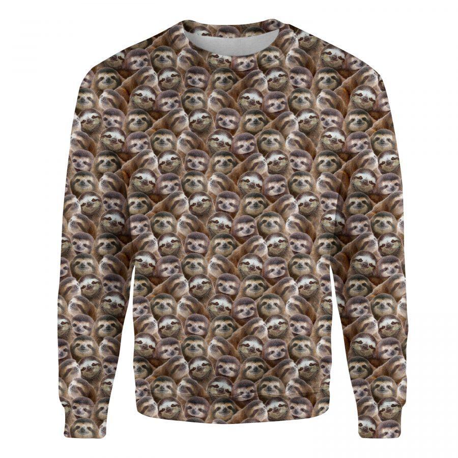 Sloth - Full Face - Premium Sweatshirt