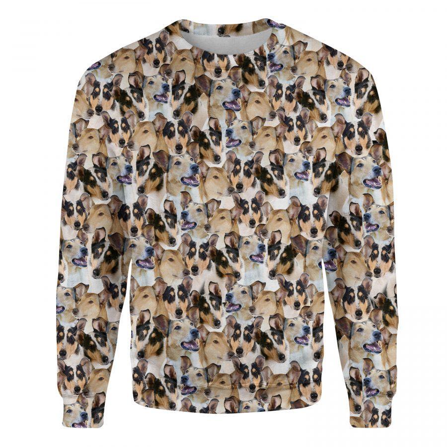 Smooth Fox Terrier - Full Face - Premium Sweatshirt