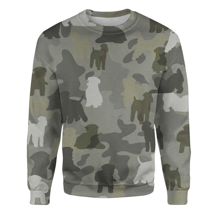 Soft-coated Wheaten Terrier - Camo - Premium Sweatshirt