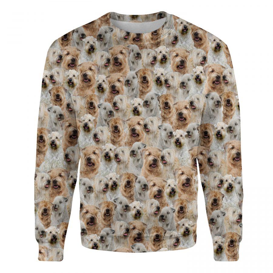 Soft-coated Wheaten Terrier - Full Face - Premium Sweatshirt