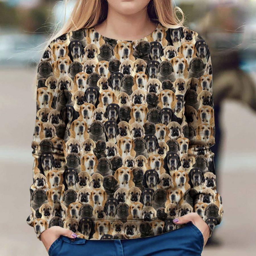 Spanish Mastiff - Full Face - Premium Sweatshirt