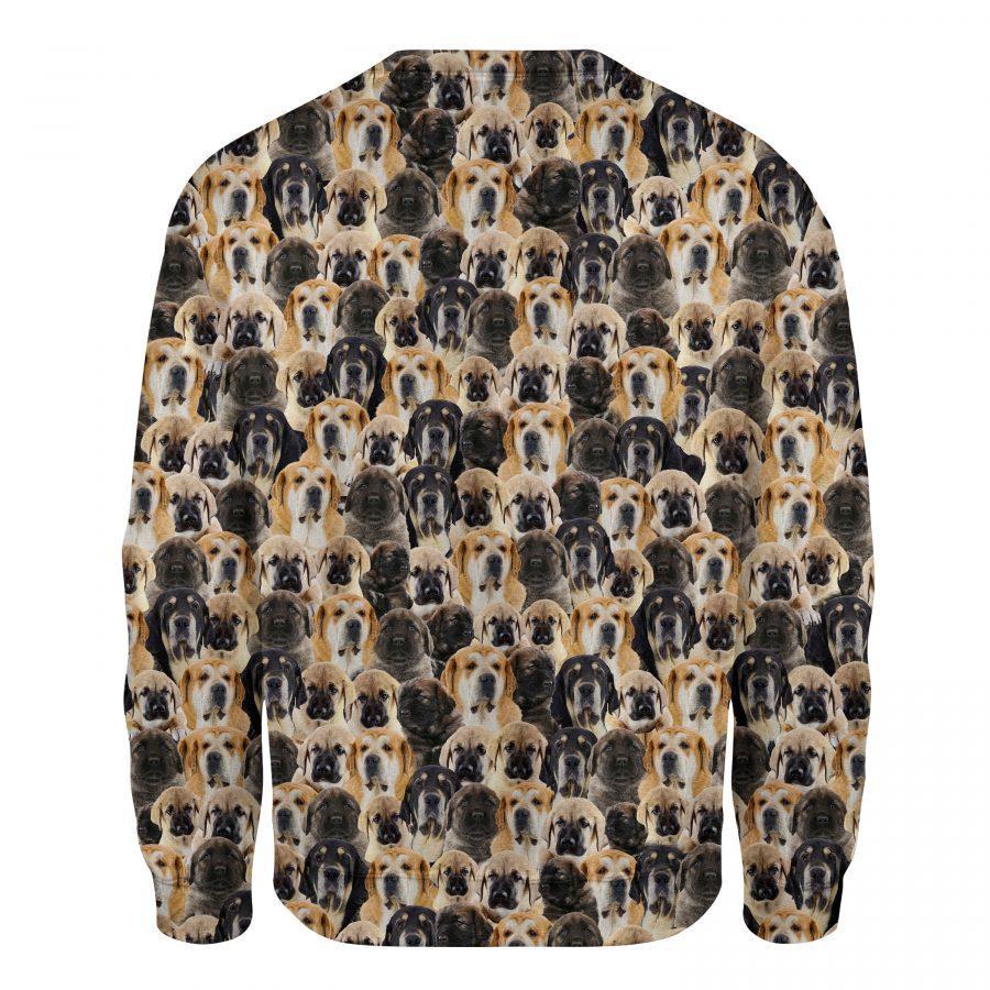 Spanish Mastiff - Full Face - Premium Sweatshirt