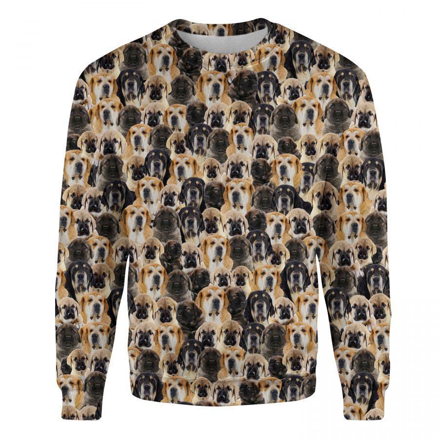 Spanish Mastiff - Full Face - Premium Sweatshirt