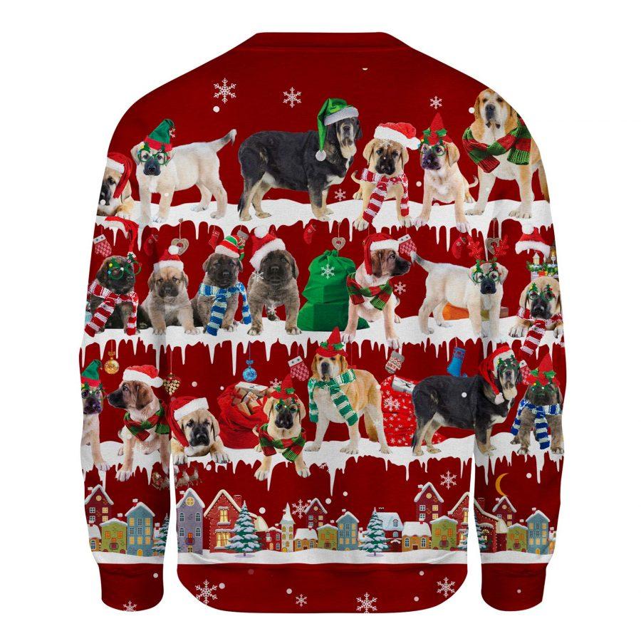 Spanish Mastiff - Snow Christmas - Premium Sweatshirt