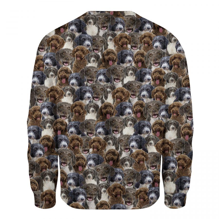 Spanish Water Dog - Full Face - Premium Sweatshirt