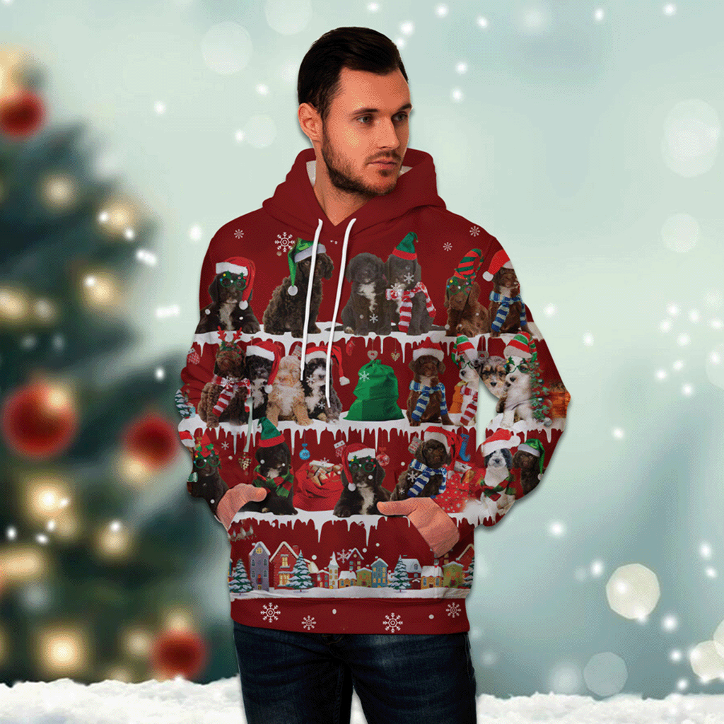 Sproodle - Snow Christmas - 3D Hoodie