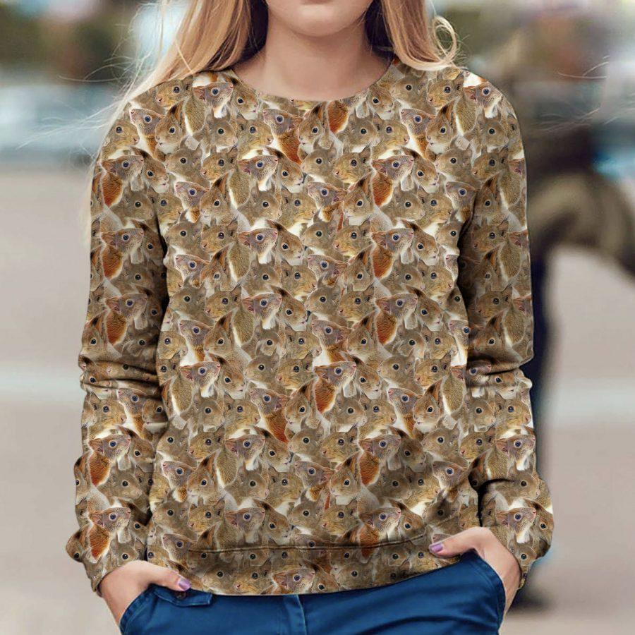Squirrel - Full Face - Premium Sweatshirt
