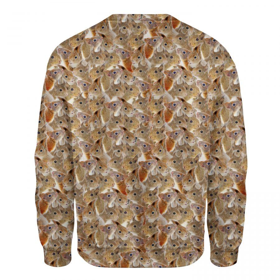 Squirrel - Full Face - Premium Sweatshirt